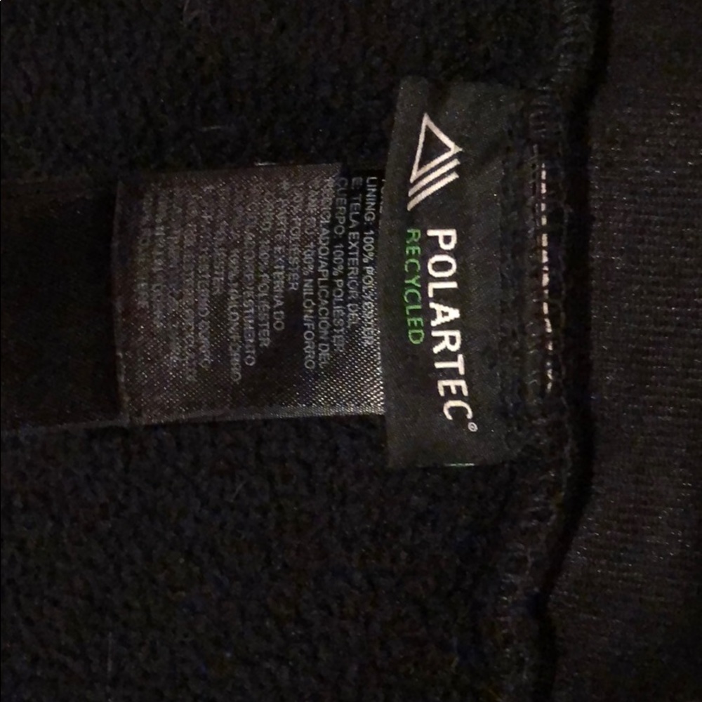 Northface Polartec black jacket size XL/TG boys